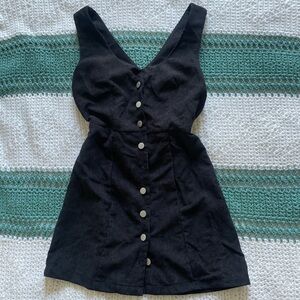 Corduroy button dress